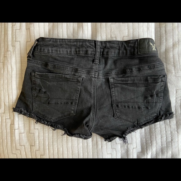 American Eagle Black Short shorts - Picture 2 of 3